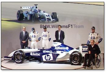 schumacher bmw-williams fw26 montoya 