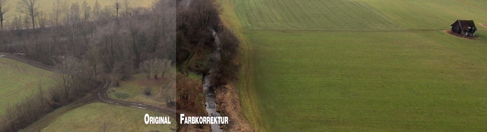 Farbkorrektur Videostabilisierung